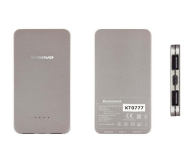 Lenovo Power Bank PB410 5000 mAh srebrny - 268591 - zdjęcie 2